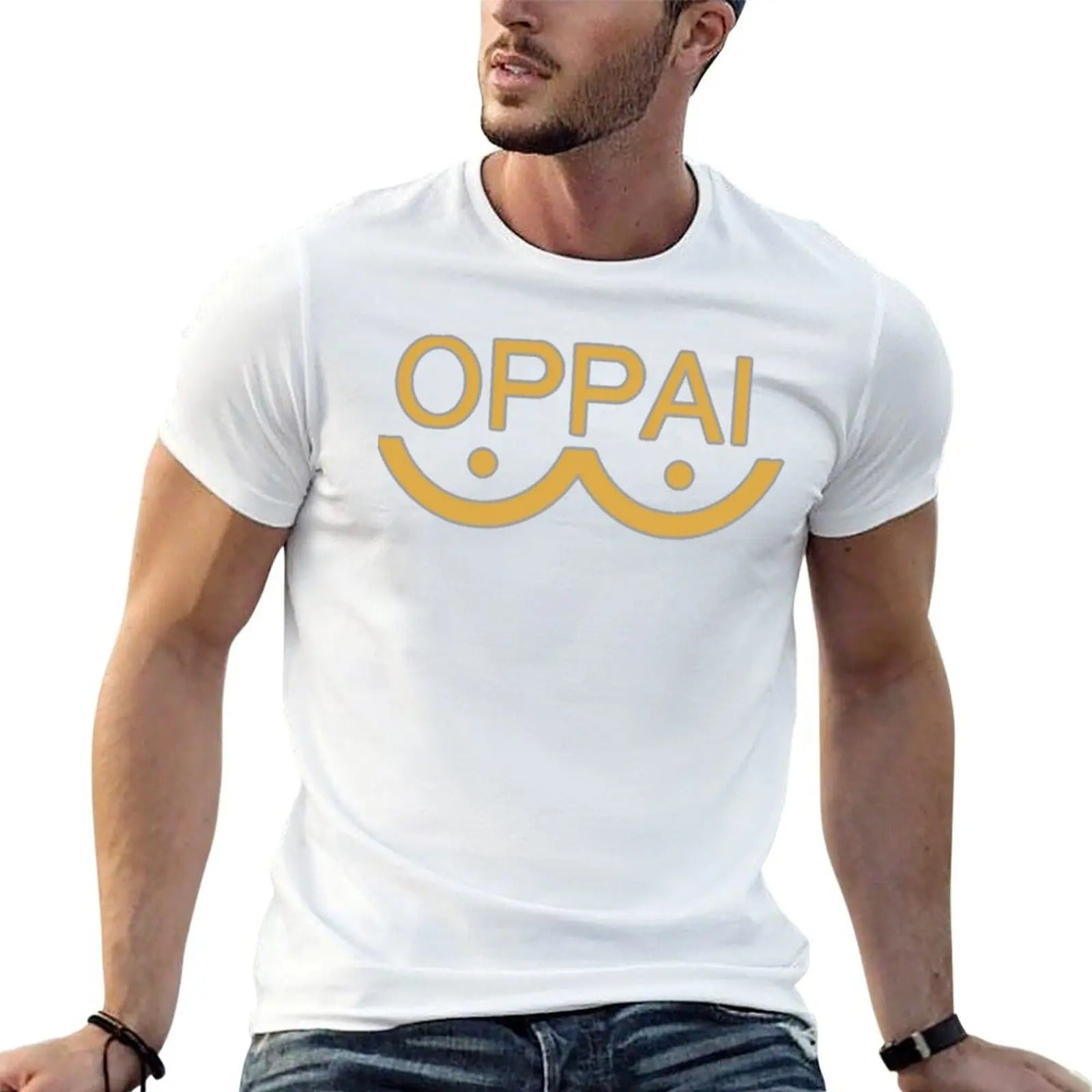 CottonCloud Saitama One Punch Man Herren T-Shirt – OPM Manga Design, 100% Baumwolle