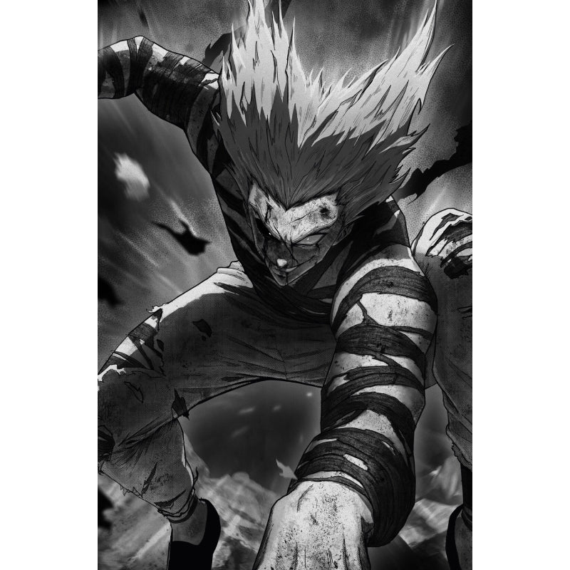 Poster One Punch Man Garou vs Orochi