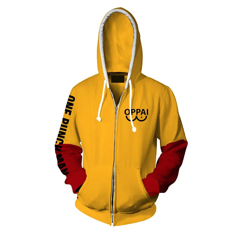 Sweat zippé One Punch Man Marque Oppai