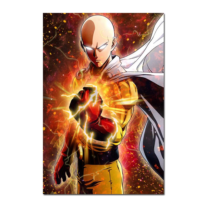 Poster One punch man poing éclair