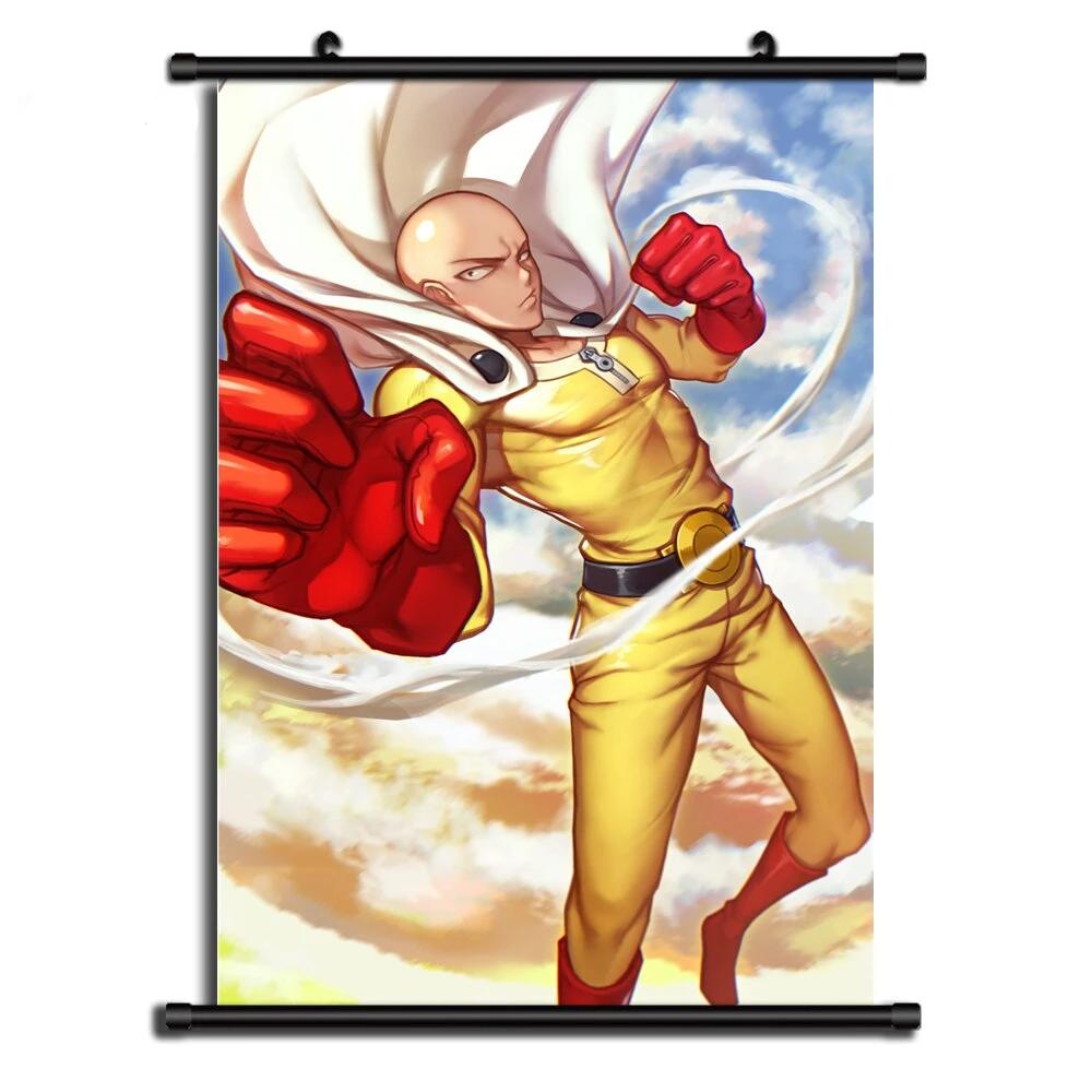 poster-one-punch-man-xxl-saitama-coup-de-poing