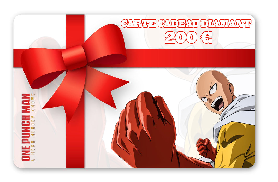 carte cadeau one punch man Saitama