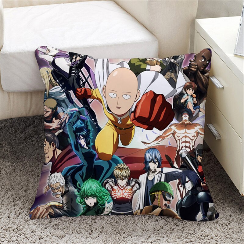 Taie d'Oreiller One Punch Man Super Héros