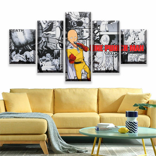 Tableau One Punch Man Saitama Karaoké