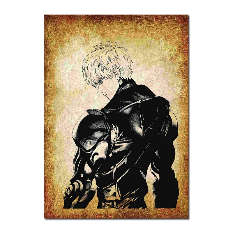 Poster One punch man Genos armure démoniaque
