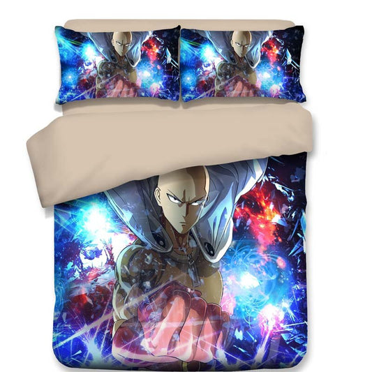 Housse de couette One Punch Man Saitama Puissance