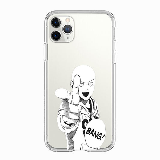 Coque One Punch Man iPhone Saitama Bang