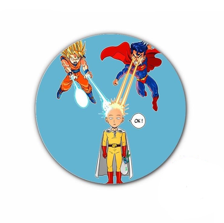 Pin's One punch man saitama vs goku & superman