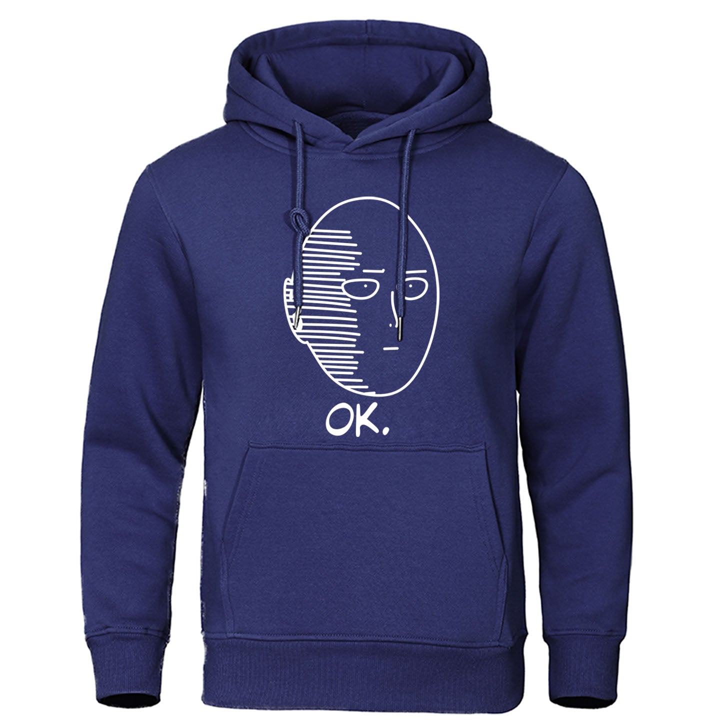 sweat one punch man saitama ok bleu nuit