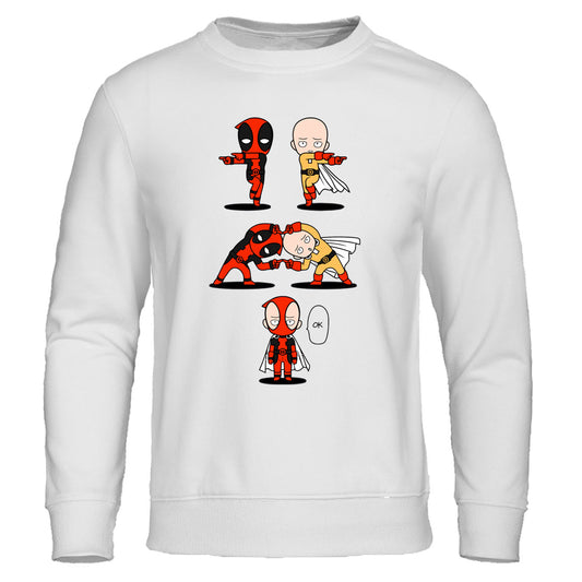 Sweat One Punch Man Saitama Fusion Deadpool