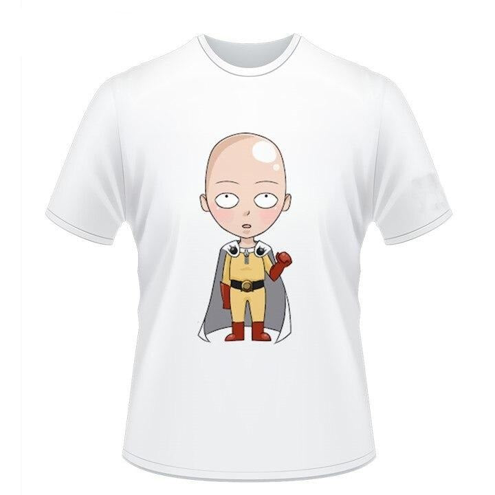 T-Shirt One Punch Man Saitama crâne luisant