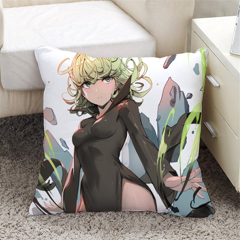 Taies d'Oreiller One Punch Man Tatsumaki télékinésie