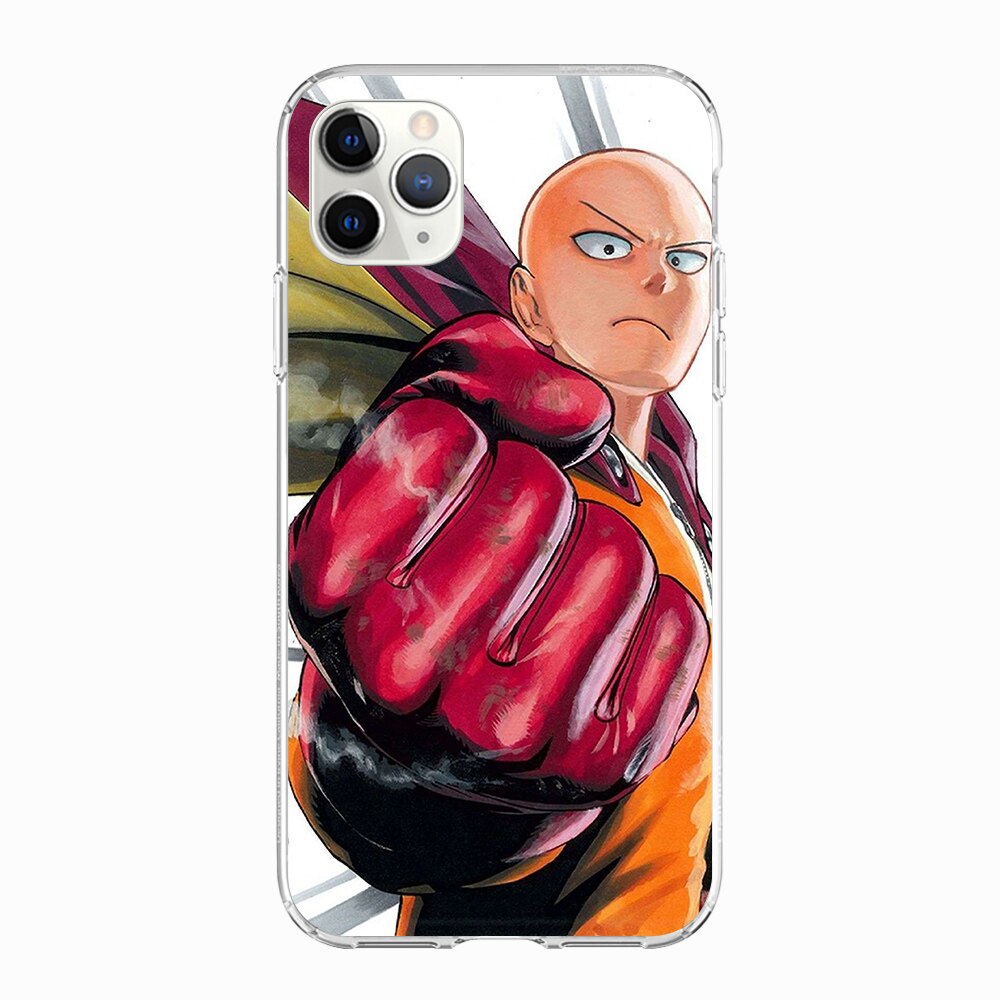 Coque One Punch Man iPhone Saitama Super Héro