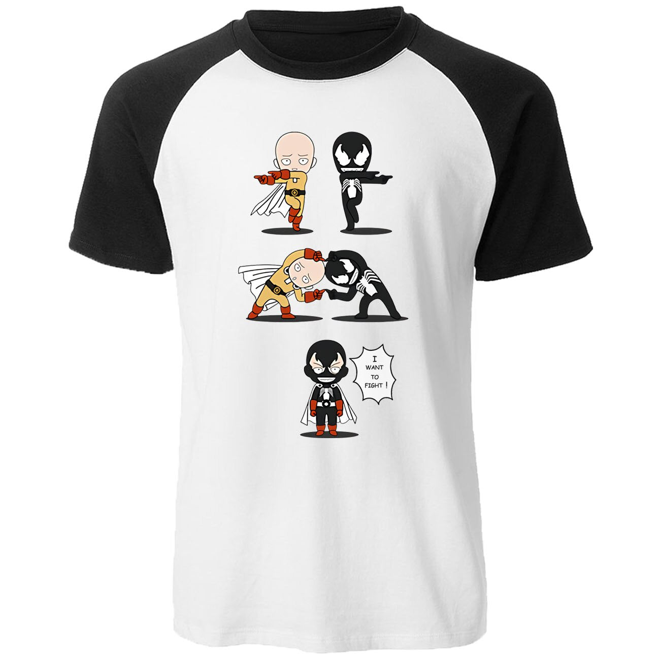 t-shirt one punch man saitama venom