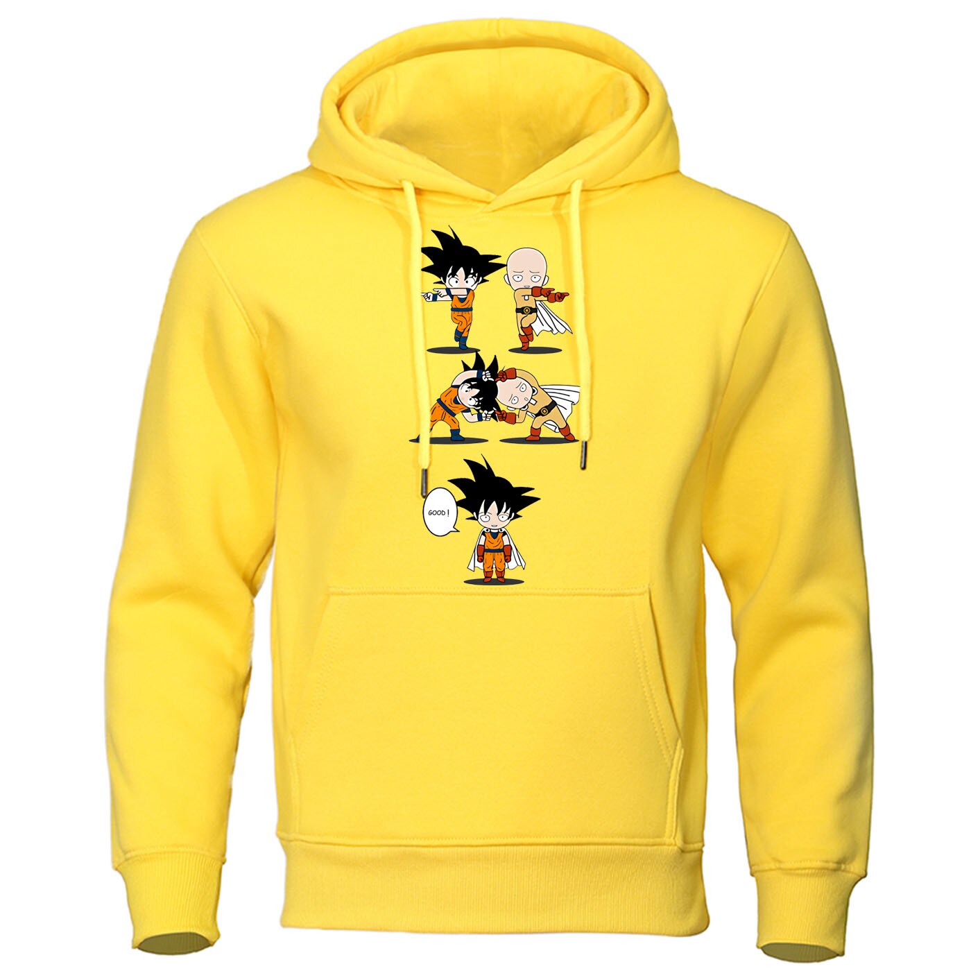 sweat one punch man saitama goku jaune