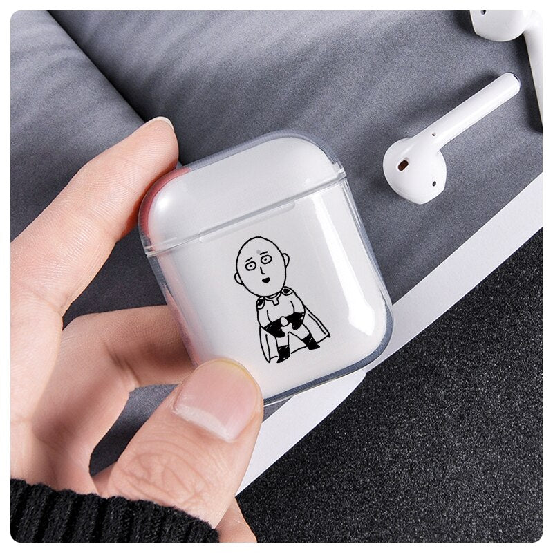 Coque Airpods One Punch Man Saitama Cape