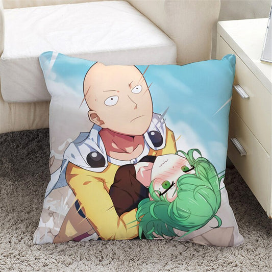 Taies d'Oreiller One Punch Man Tatsumaki Saitama