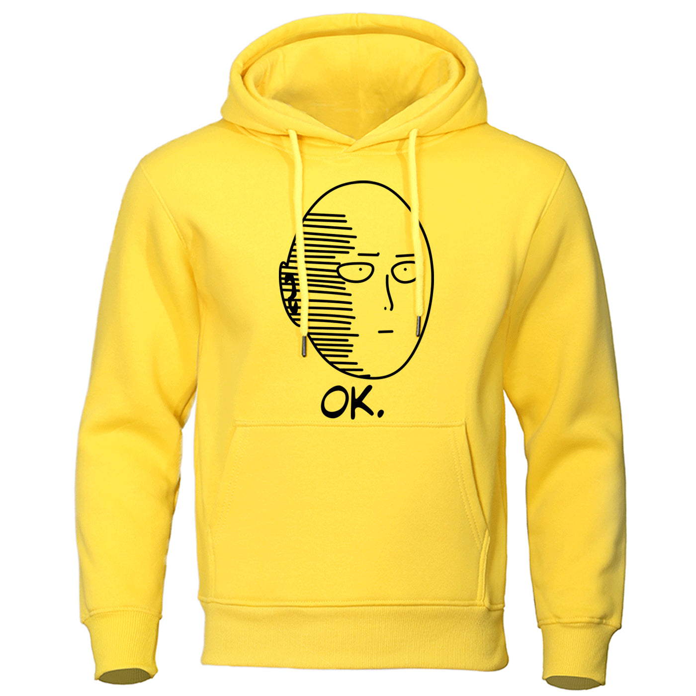 sweat one punch man saitama ok jaune