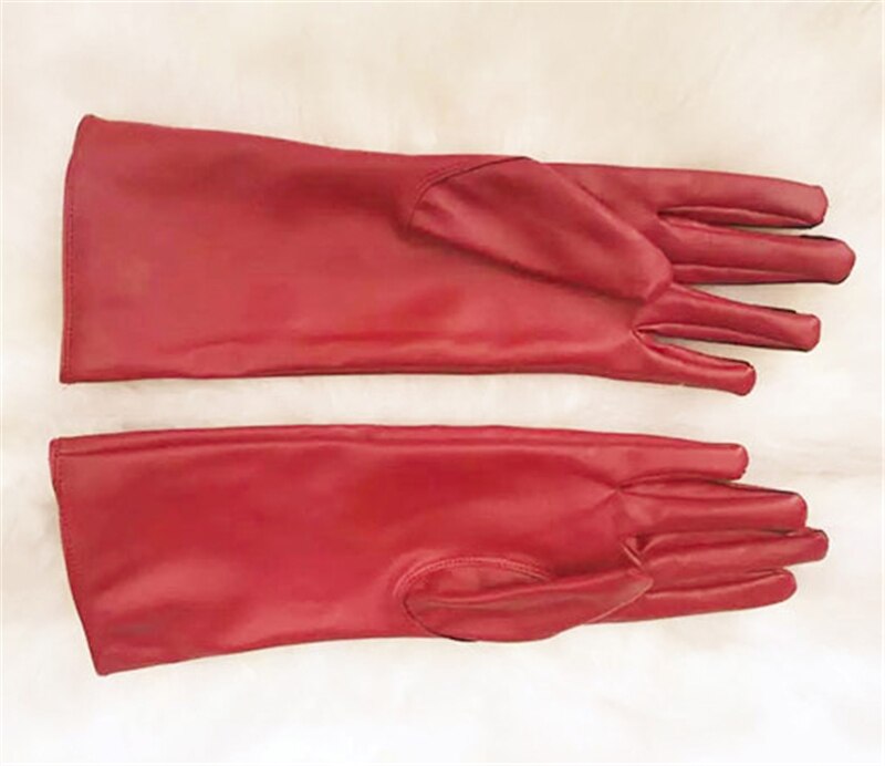 Gants Cuir rouge Saitama