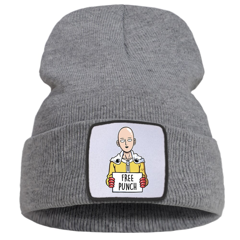 bonnet gris saitama one punch man free punch