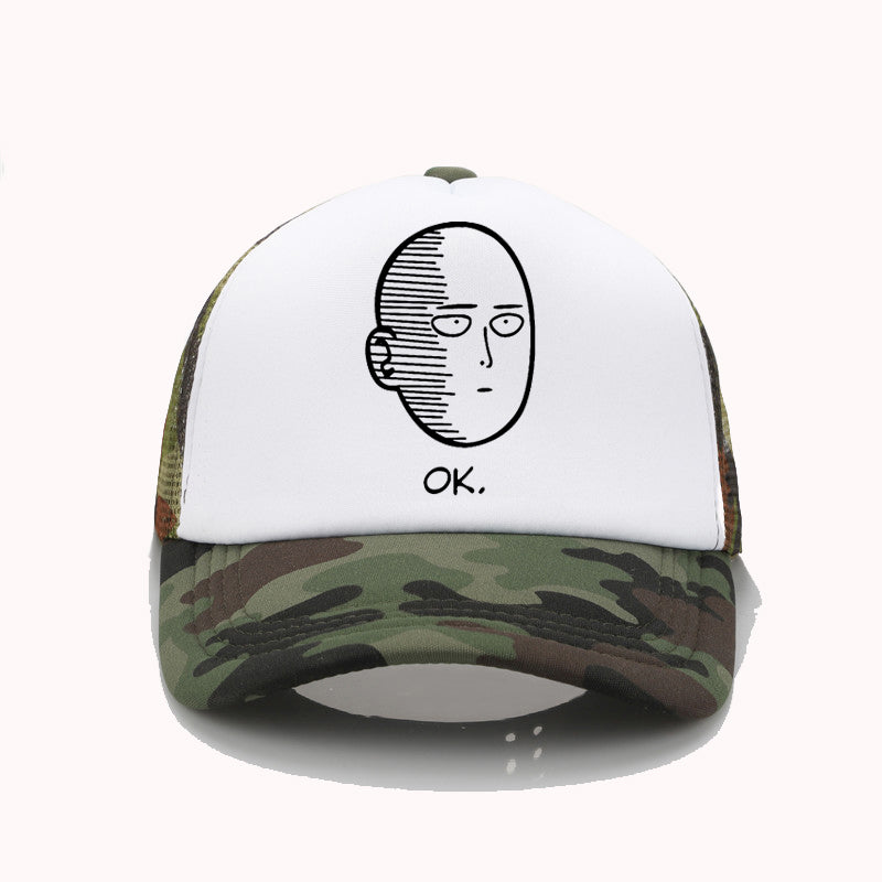 Casquette One Punch Man Saitama Ok camouflage