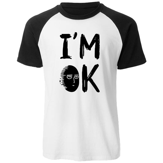 t-shirt one punch man saitama i'm ok