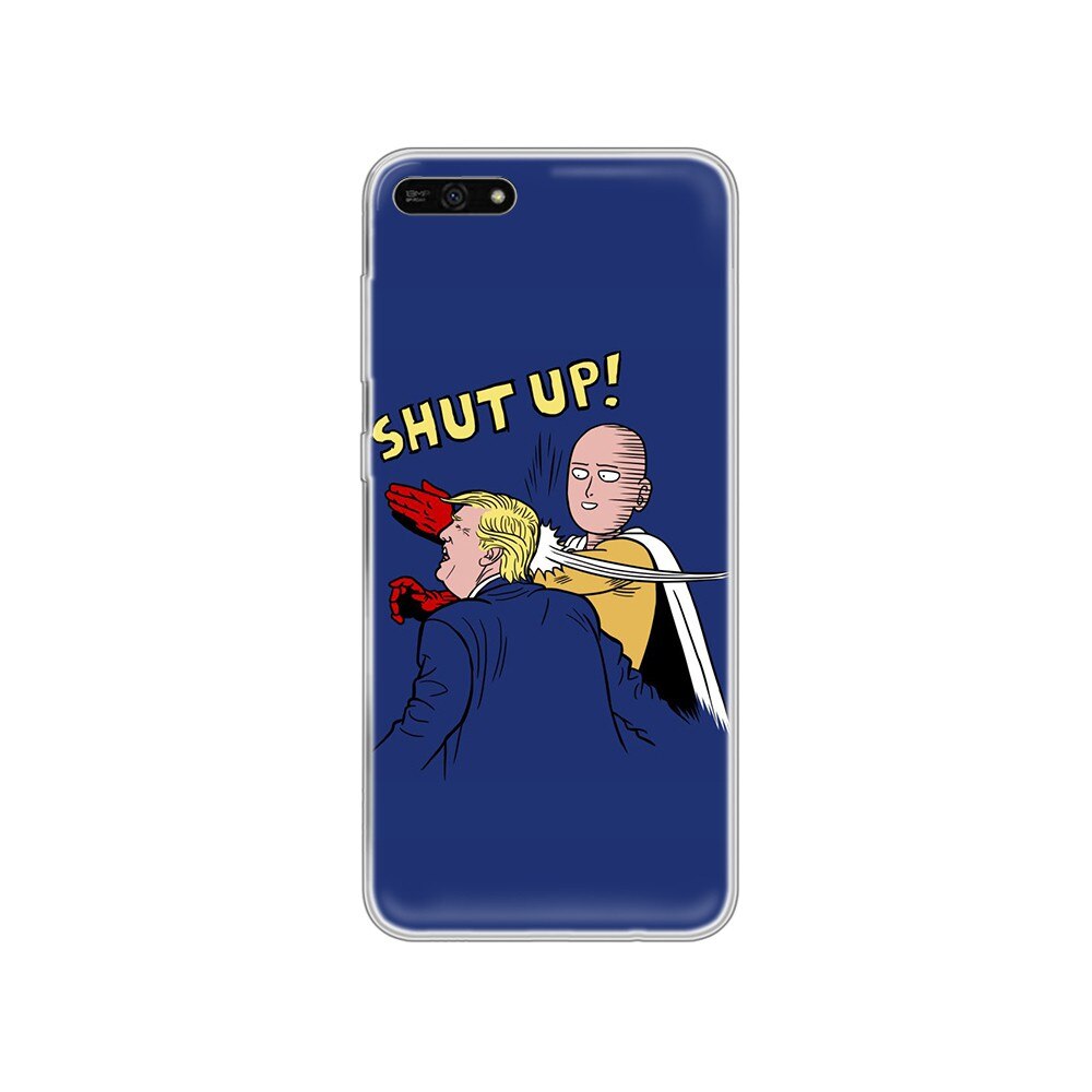 Coque One Punch Man Huawei Saitama Gifle Trump