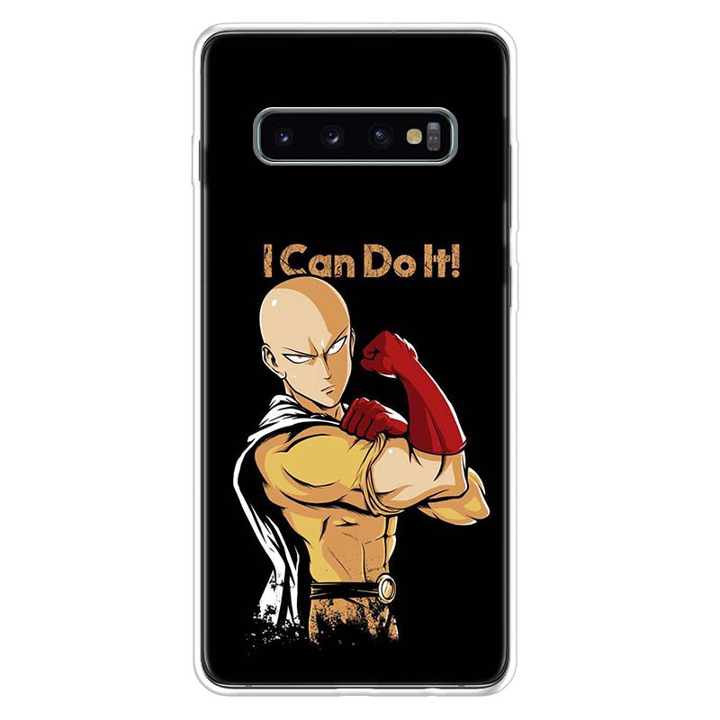 Coque One Punch Man Samsung Saitama Peut le faire