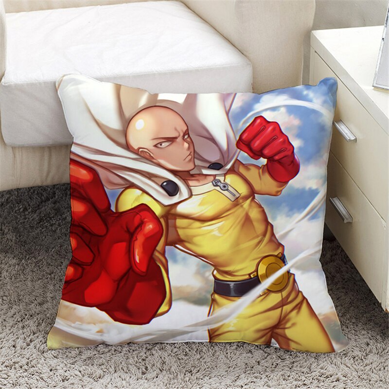 Taies d'Oreiller One Punch Man Saitama Coup de poing