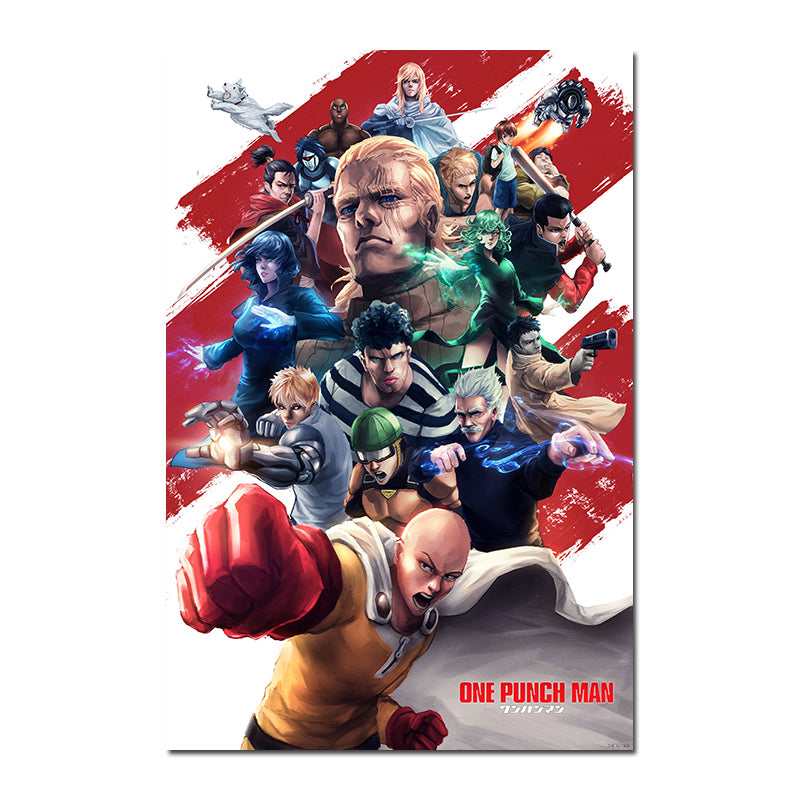 Poster Toile One Punch Man Classe S Saitama Tatsumaki