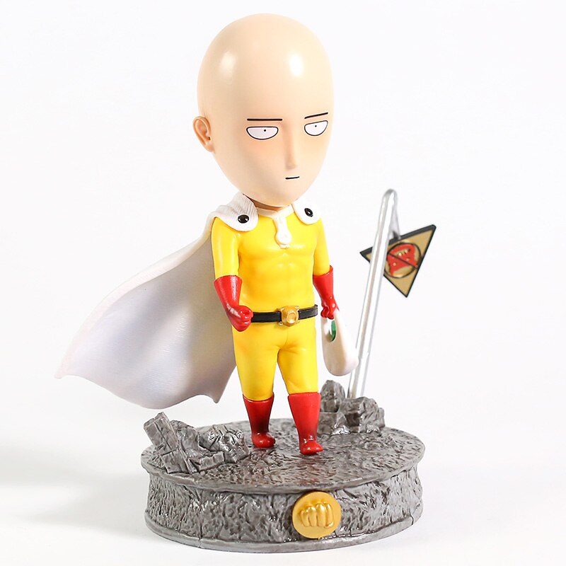 Figurine One Punch Man Saitama grosse tête trois quart