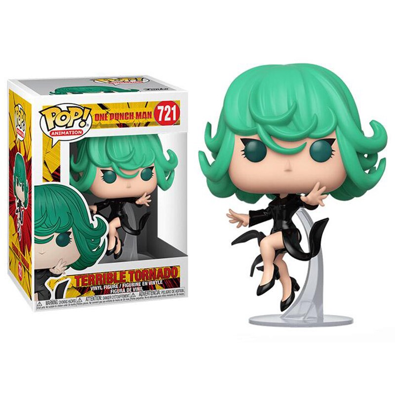 Figurine Pop One Punch Man Tatsumaki Tornade tragique (10cm)