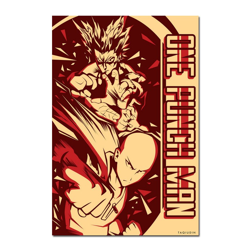 Poster One Punch Man (29) sur toile pour décoration de chambre à