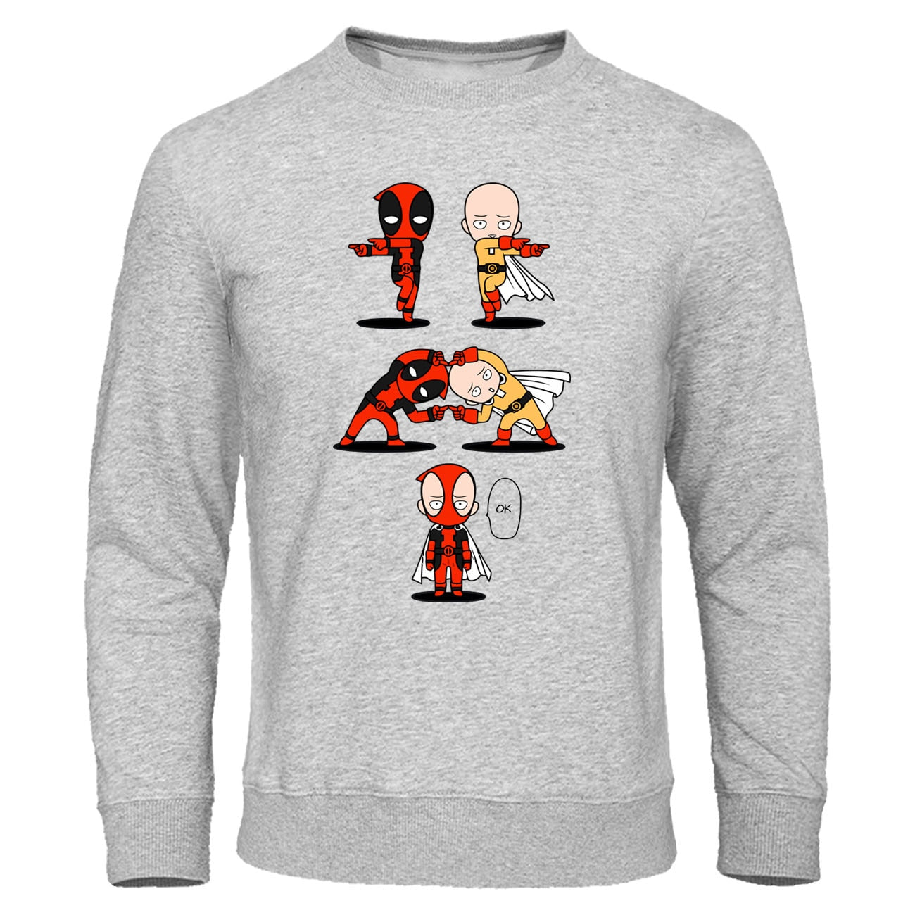 Sweat One Punch Man Saitama Fusion Deadpool