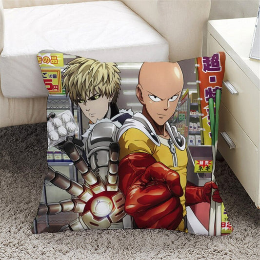 Taies d'Oreiller One Punch Man Saitama Genos