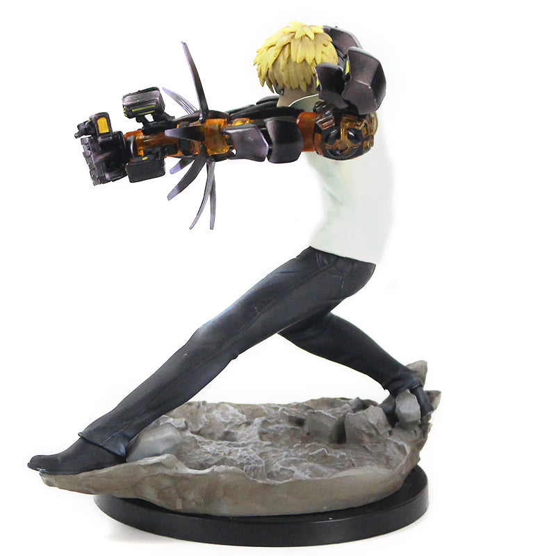 Figurine One Punch Man Genos attaque laser profil