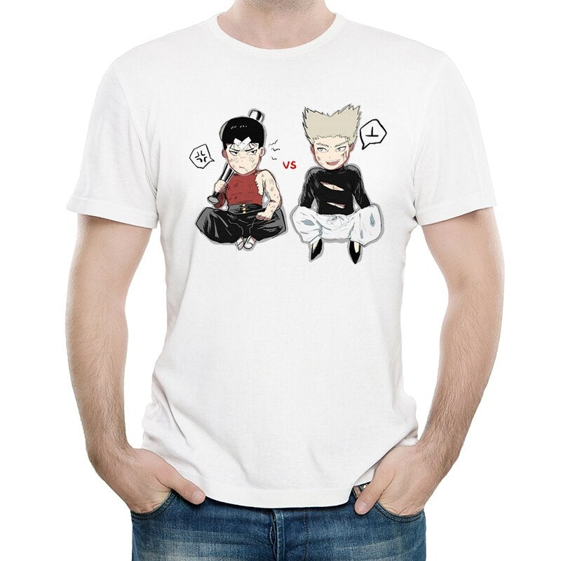 T-Shirt One Punch man Garou vs Batteman