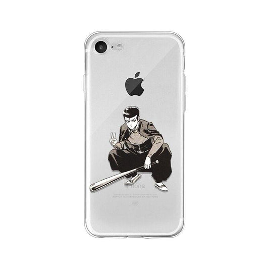 Coque One Punch Man iPhone Batte-Man (Kinzoku Batto)