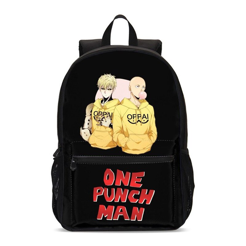 Sac à dos One Punch Man Saitama Genos Oppai