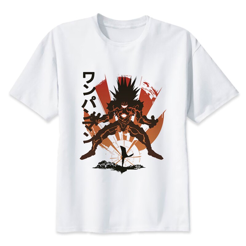 t-shirt one punch man saitama vs boros
