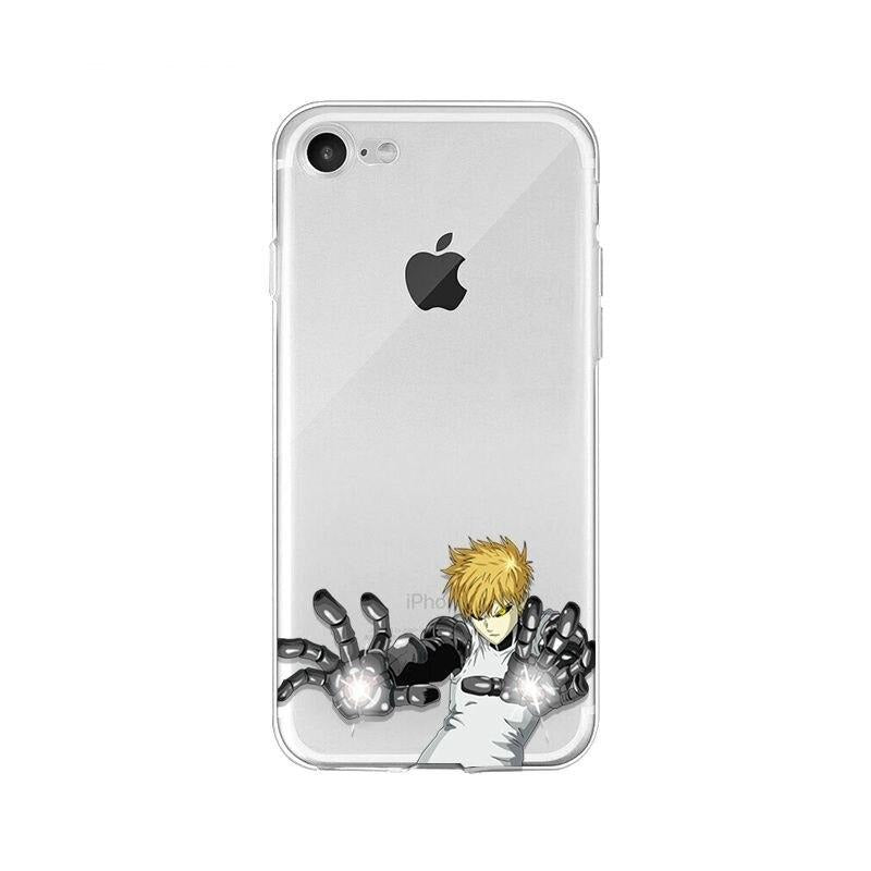 Coque One Punch Man iPhone Genos Démon Cyborg