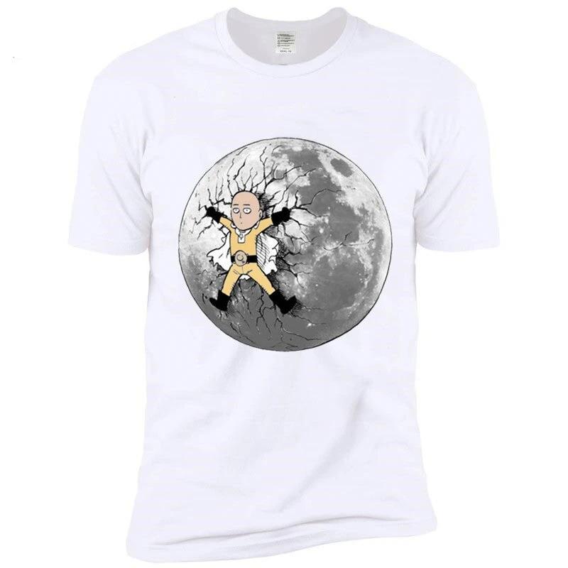 t-shirt saitama one punch man pleine lune