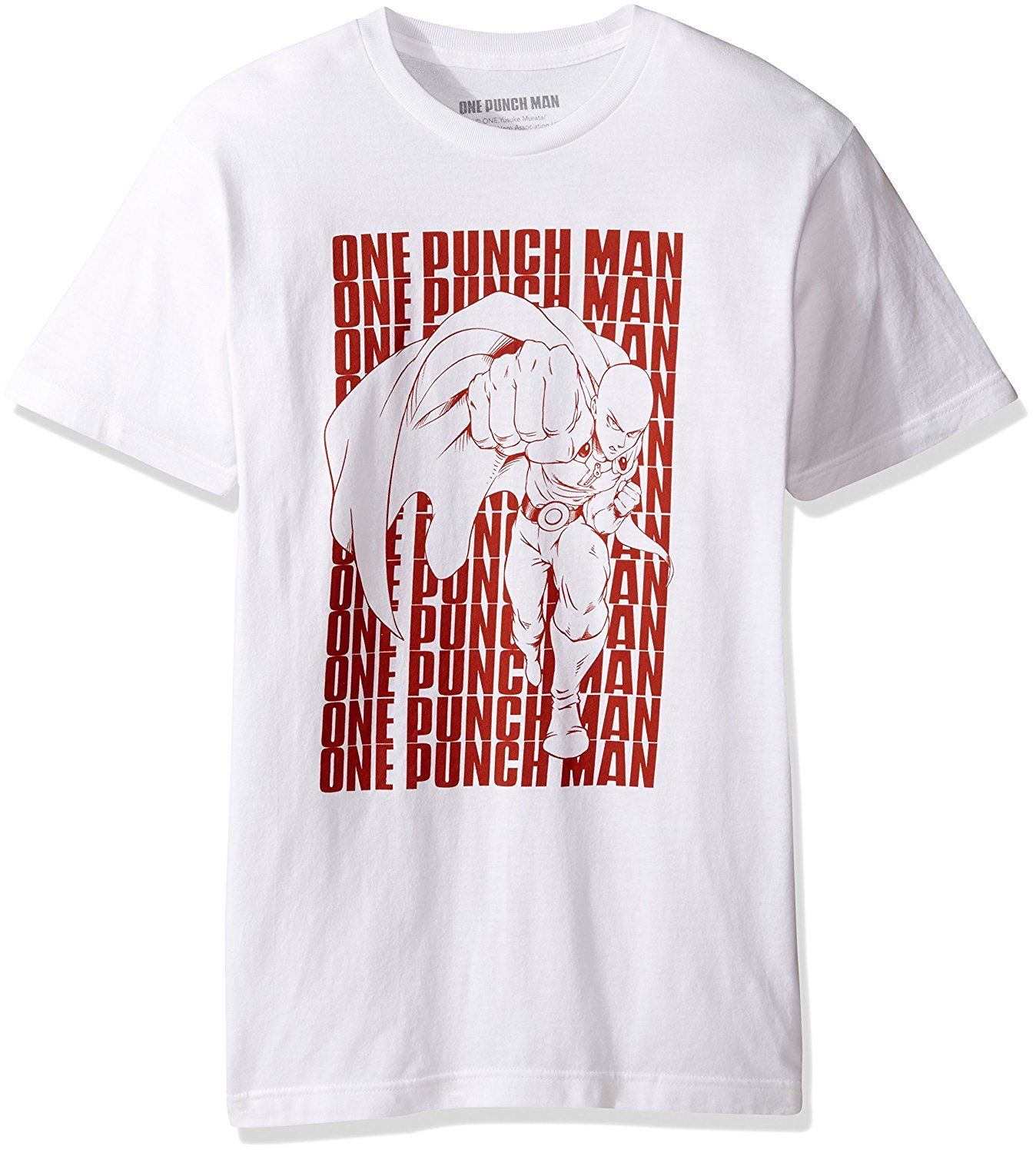 t-shirt one punch man saitama cape