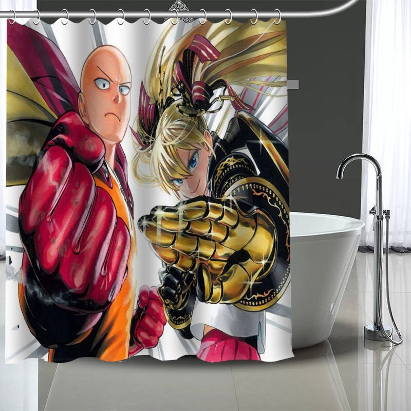 Rideau de douche One Punch Man Saitama Youjo Senki