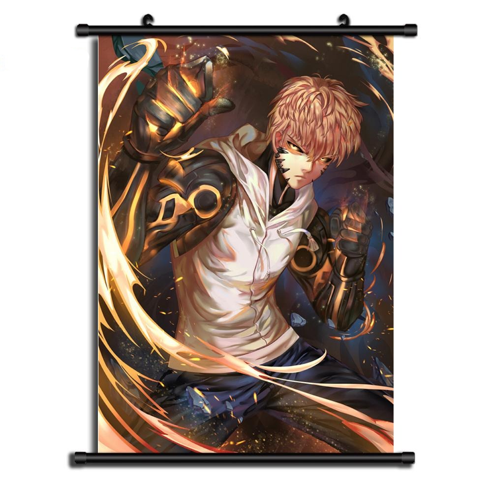 Poster One Punch Man XXL Genos Flamme