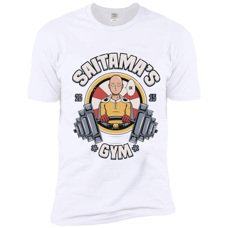 t-shirt one punch man saitama gym