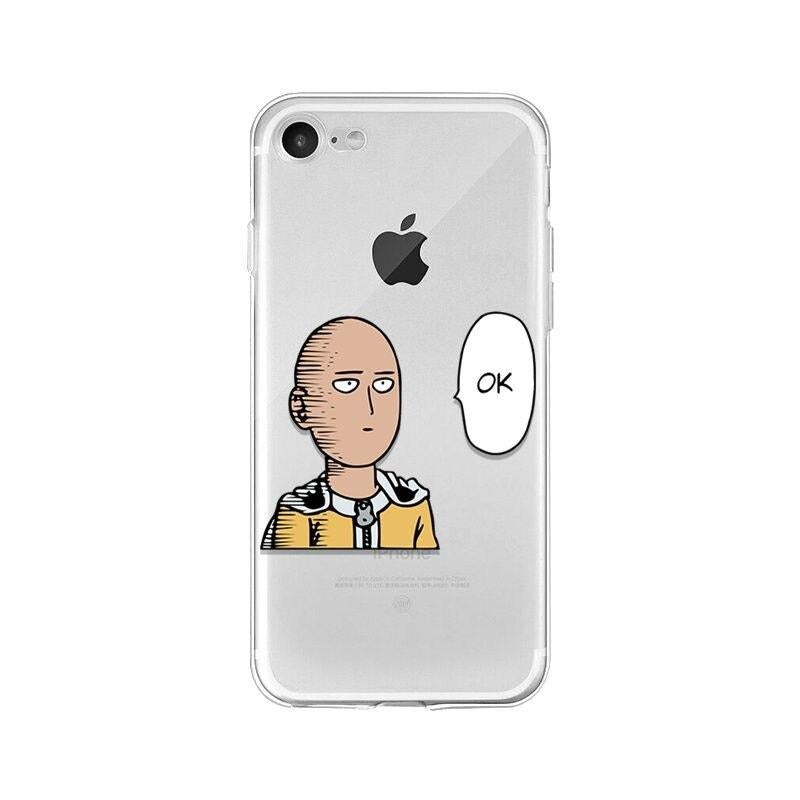 Coque One Punch Man iPhone Saitama