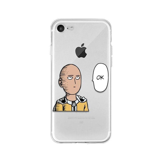 Coque One Punch Man iPhone Saitama