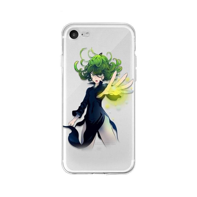 Coque One Punch Man iPhone Tatsumaki Tornade Tragique