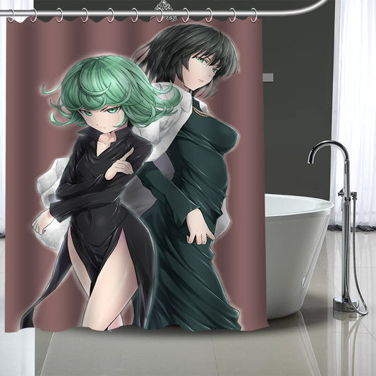 Rideau de douche One Punch Man Tatsumaki & Fubuki